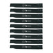 Stens Genuine Part 355 - 061 Hi - Lift Blade Pack of 9 - SLE Equipment - 1