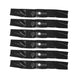 Stens Genuine Part 355 - 185 Mulching Blade Pack of 6 - SLE Equipment - 1