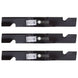 Stens Genuine Part 355 - 189 Hi - Lift Blade Pack of 3 - SLE Equipment - 2