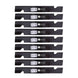 Stens Genuine Part 355 - 189 Hi - Lift Blade Pack of 9 - SLE Equipment - 1