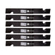 Stens Genuine Part 355 - 201 Hi - Lift Blade Pack of 6 - SLE Equipment - 1