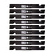 Stens Genuine Part 355 - 201 Hi - Lift Blade Pack of 9 - SLE Equipment - 1