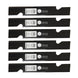 Stens Genuine Part 355 - 229 Notched Air - Lift Blade Pack of 6 - SLE Equipment - 2