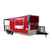 8.5' x 17' Concession Food Red Catering Event Trailer