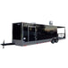 8.5' x 28' Black Catering Event Concession Food Trailer