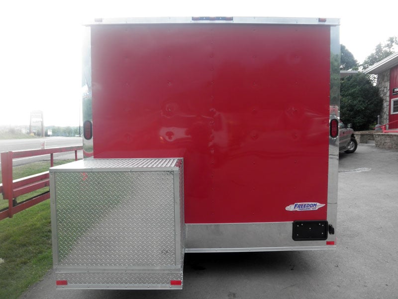 Concession Trailer 8.5'x14' Red White Background