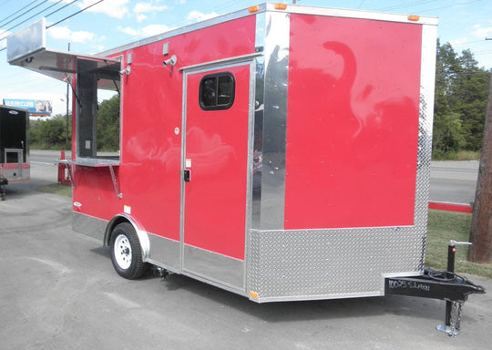 Concession Trailer 8.5'x12' Red White Back Ground