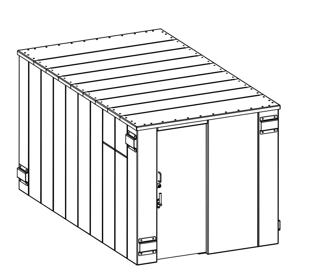 SR84X144G ESP Safety Shelter 84" x 144"- 25 Person Private / 15 Person Business