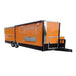 8.5' x 24' Concession Food Trailer Orange Event Catering