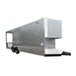 8.5' x 22' Concession Trailer Silver BBQ Event Catering