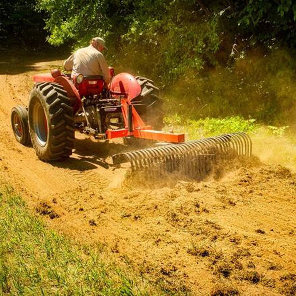 DR Power 414651 72 Inch Landscape Rake 3 Point Hitch