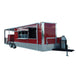 8.5' x 26' Concession Food Trailer Red Event Catering