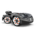 AWD robotic mower with EPOS™ wire-free boundaries. App controlled with powerful traction, quiet battery operation, adjustable cutting height, and auto charging.
