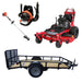 Toro 44448 Walk Behind Mower 5x10 Trailer Echo Handheld Pack