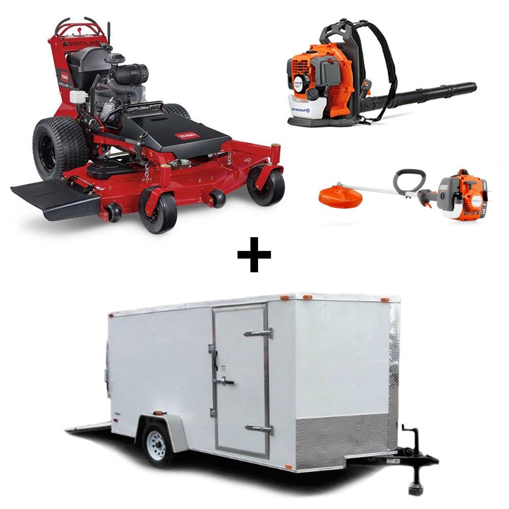 Toro 44460 Proline 60" Walk Behind Mower Enclosed Trailer Handheld Bundle - SLE Equipment - 1