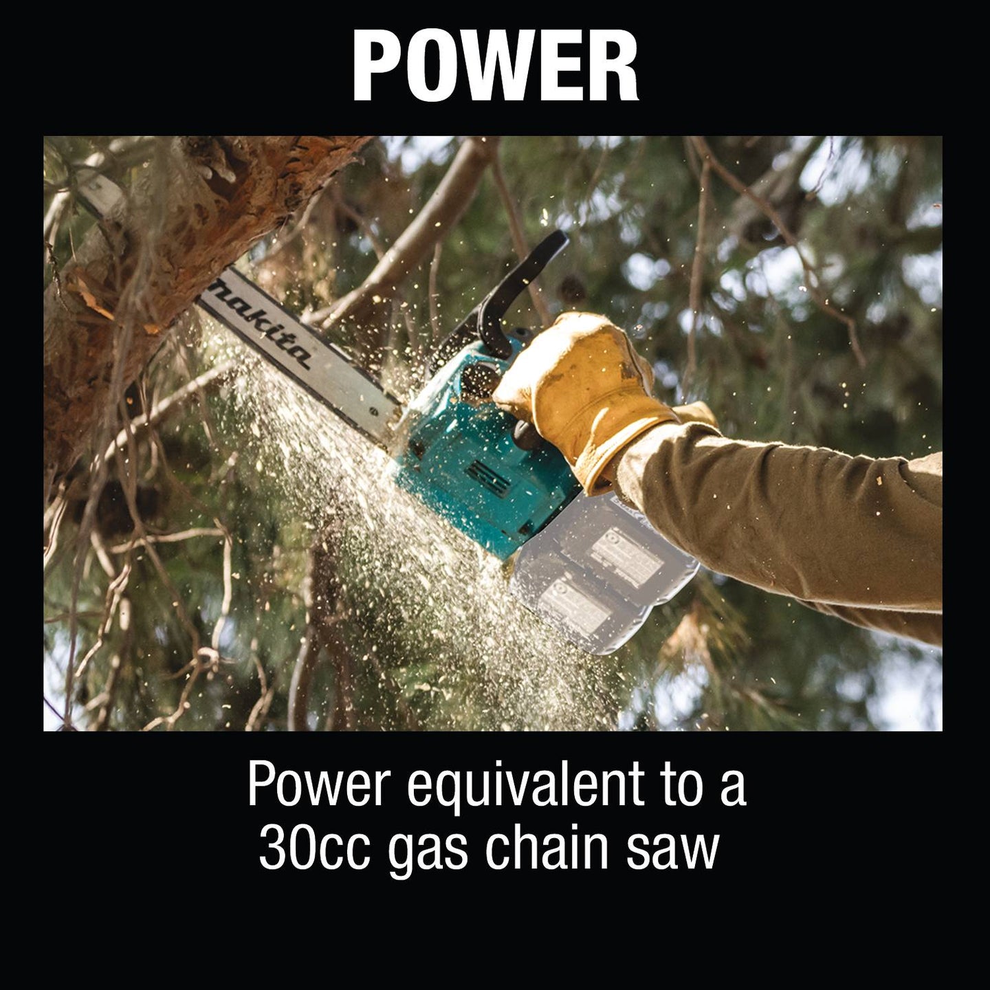 Makita 18V X2 (36V) LXT Lithium‑Ion 14" Top Handle Chainsaw XCU08Z - Tool Only - SLE Equipment - 16