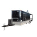 8.5' x 24' Concession Food Trailer Black BBQ Event