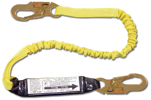 French Creek Production 450 Lanyard AS 6' Elastic Shock Absorbing Web