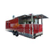 8.5' x 28' Concession Food Trailer Red With Appliances