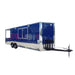 8.5' x 24' Concession Food Trailer Blue BBQ Event Catering