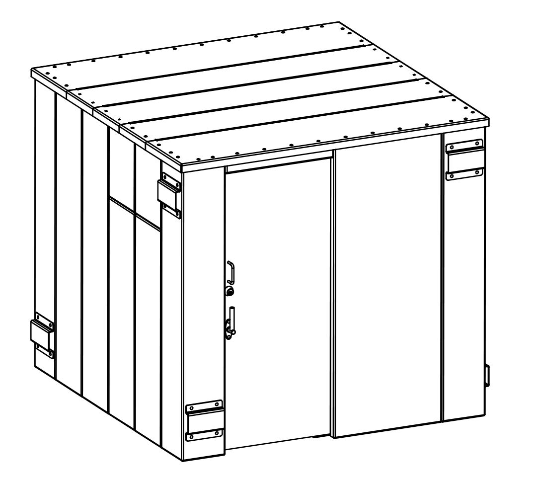 SR84X084G ESP Safety Shelter 84" x 84"- 14 Person 3