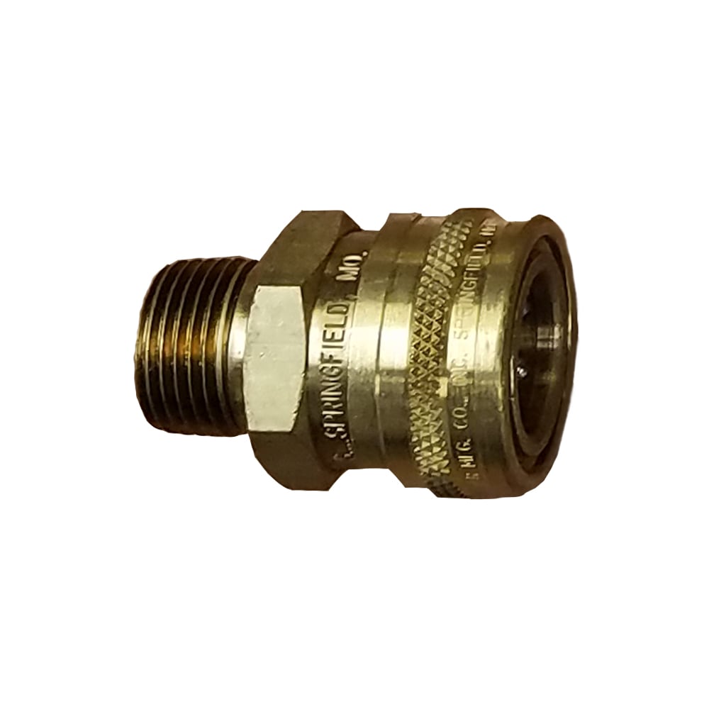 Breco 4STM4-B 1/2" Brass Male Socket Quick Connect