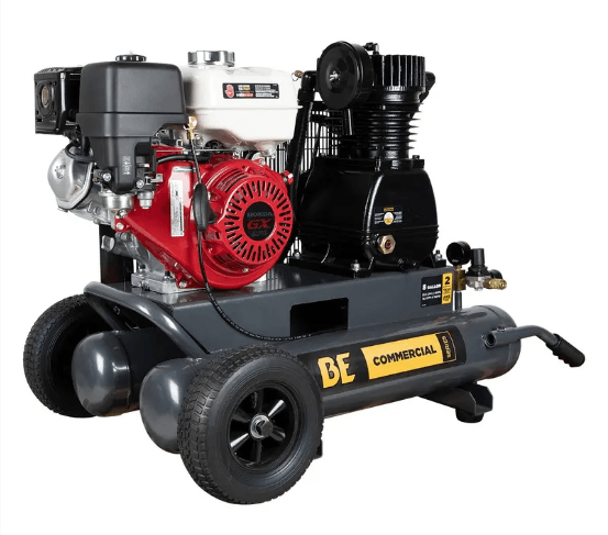 BE AC908HB2 17.7 CFM @ 175 PSI Gas Air Compressor with Honda GX270 Engine - SLE Equipment - 1