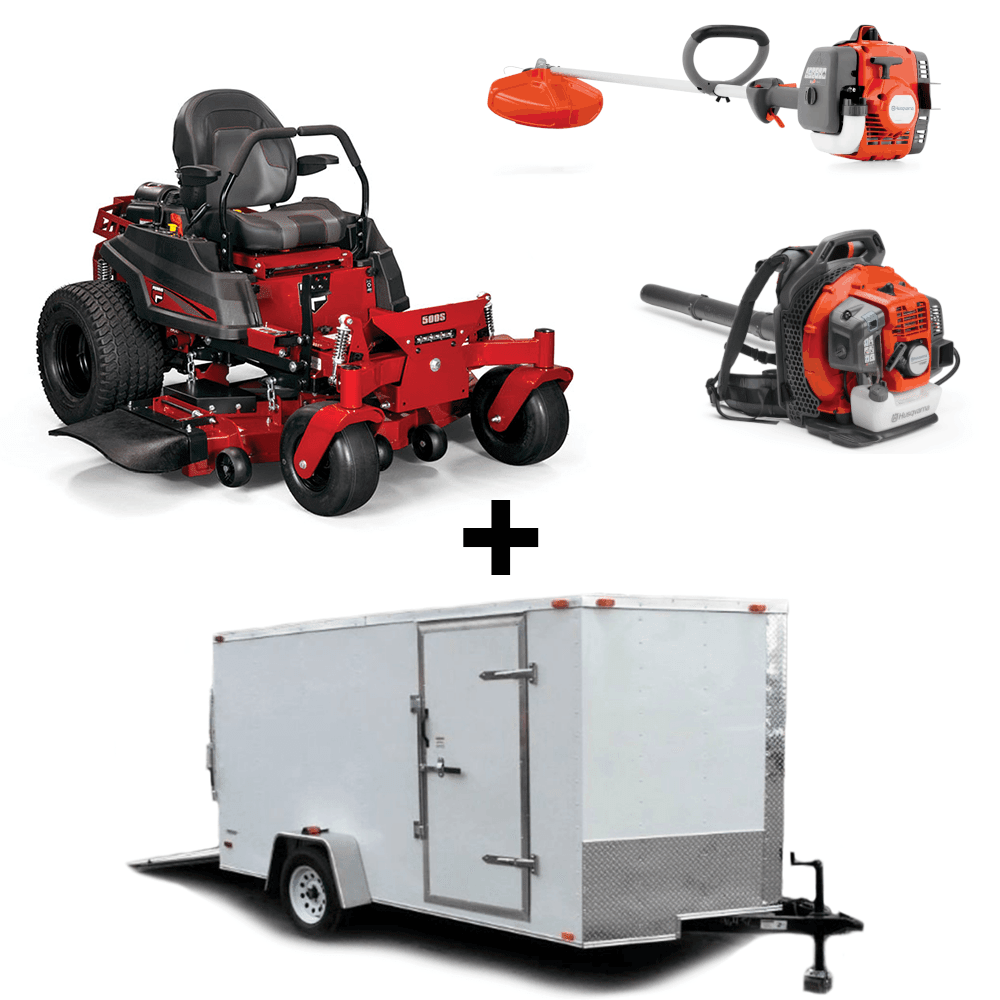 Ferris 5902102 52" 500S Zero Turn Mower Encl Trailer Handheld Package - SLE Equipment - 1