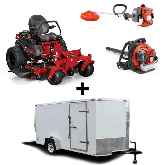 Ferris 5902102 52" 500S Zero Turn Mower Encl Trailer Handheld Package - SLE Equipment - 1