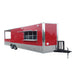 8.5' x 26' Concession Food Trailer Red Event Catering