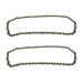 Stihl or Husqvarna 16" Chainsaw Chain Loop Set of 2