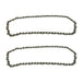 Stihl or Husqvarna 16" Chainsaw Chain Loop Set of 2