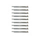 Rotary Genuine Part 50330 HIGH LIFT UNIVERSAL BLADE 20" 20" X 1" Pack of 9 - SLE Equipment - 1