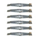 Rotary Genuine Part 50389 BLADE FOR STIGA 430MM Pack of 6 REPL 1111 - 9166 - 01 - SLE Equipment - 2