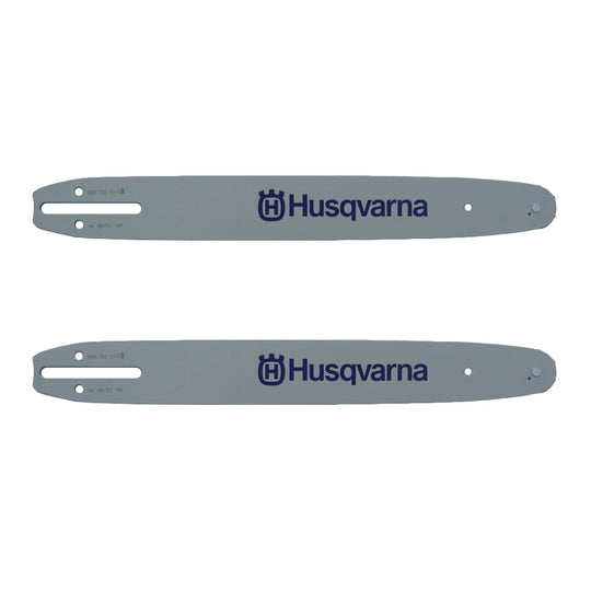 Two Husqvarna 14" Chainsaw Bars 52DL .043 Gauge 505035101