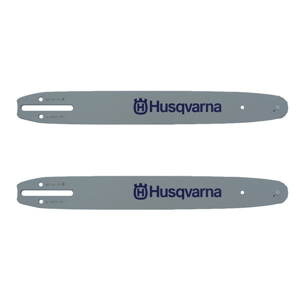 Two Husqvarna 14" Chainsaw Bars 52DL .043 Gauge 505035101