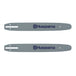 Two Husqvarna 14" Chainsaw Bars 52DL .043 Gauge 505035101