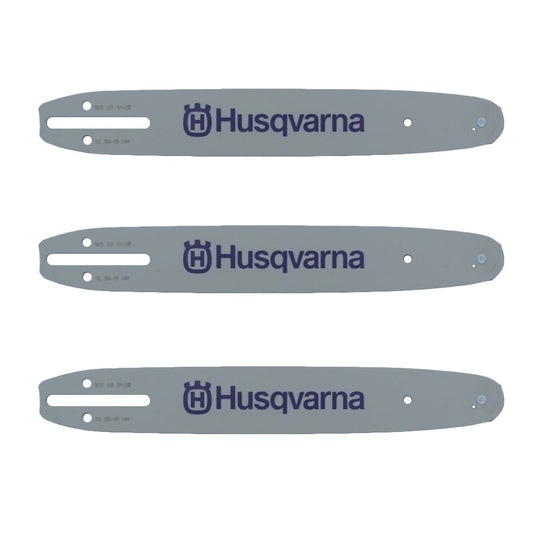 Two Husqvarna 12" Chainsaw Bars 45DL .043 Gauge 505035102