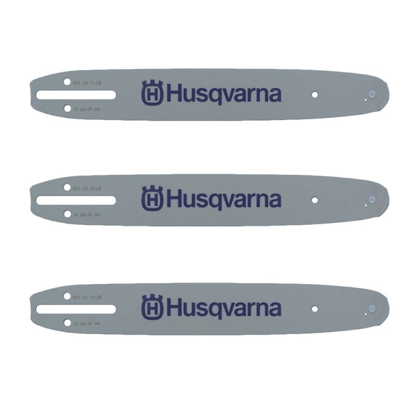 Two Husqvarna 12" Chainsaw Bars 45DL .043 Gauge 505035102