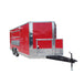 8.5' x 16' Concession Food Trailer Red Event Catering