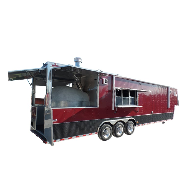 8.5' x 40' Gooseneck Concession Food Trailer With Appliances