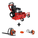 Bradley 52" walk-behind mower bundle with Shindaiwa EB600RT backpack blower and Shindaiwa T235 string trimmer.