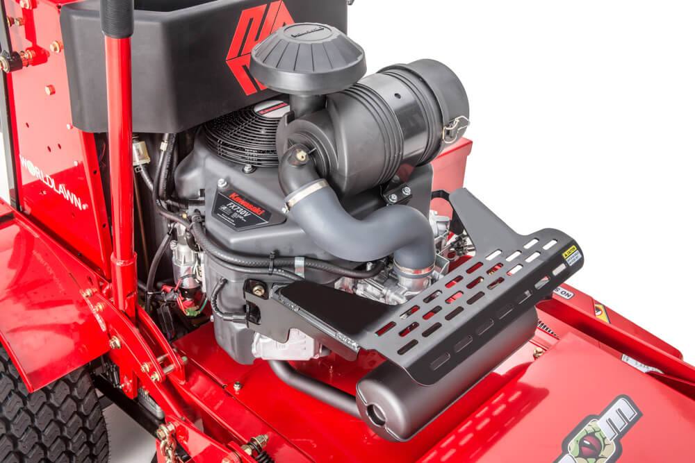 WorldLawn 52" Venom Stand On Zero Turn Mower Front Right