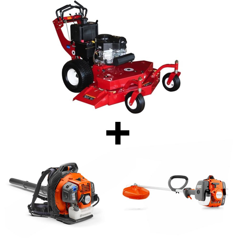 Bradley 48WT - BS25 48" Walk Behind Mower Handheld Package - SLE Equipment - 1