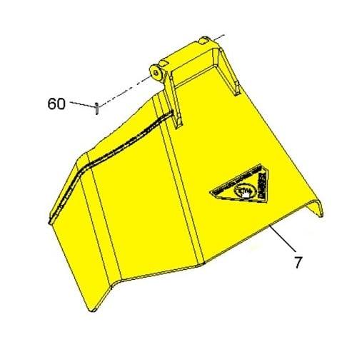 Husqvarna 539110733 Discharge Chute Kit Fits MZ 52 - SLE Equipment - 1