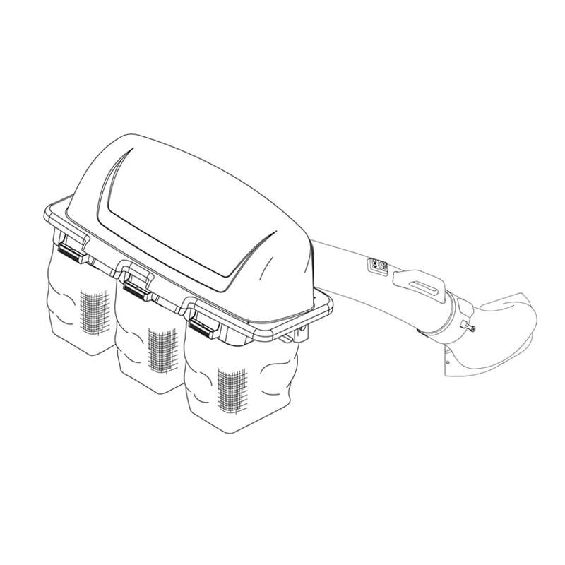 Husqvarna 966805002 Bagger 48" Fabricated Deck Tractors