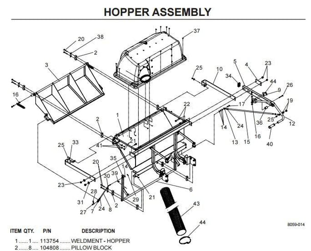 Husqvarna DF/DFS Grizzly Collector 11 Bushel 539114883 - SLE Equipment - 1