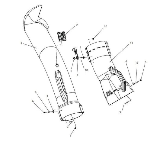 Husqvarna Dixon Blower Kit For 60" Ultra Ram 539132252 - SLE Equipment - 2
