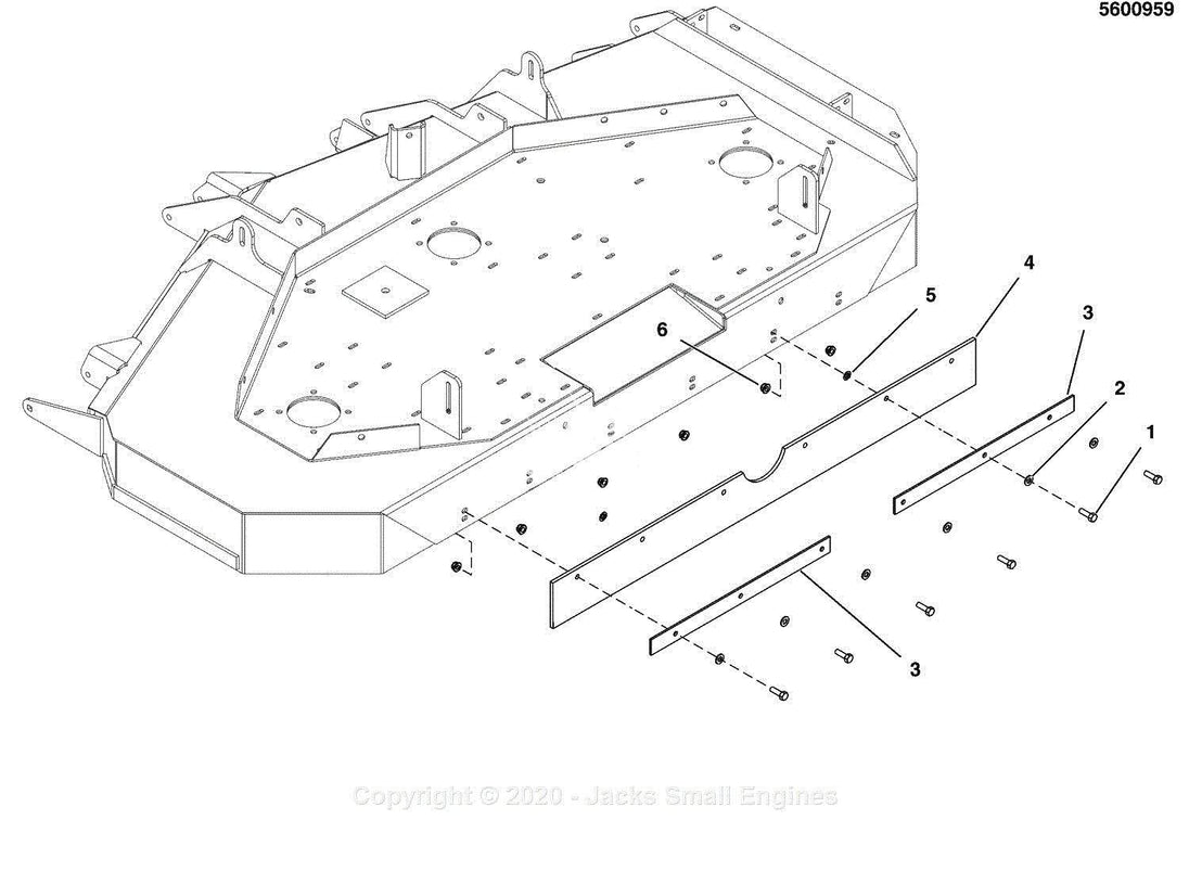 Ferris 5600959 Stripe Kit for IS/ISX/SRS Z2/SRS Z3 with 61" Deck - SLE Equipment - 2