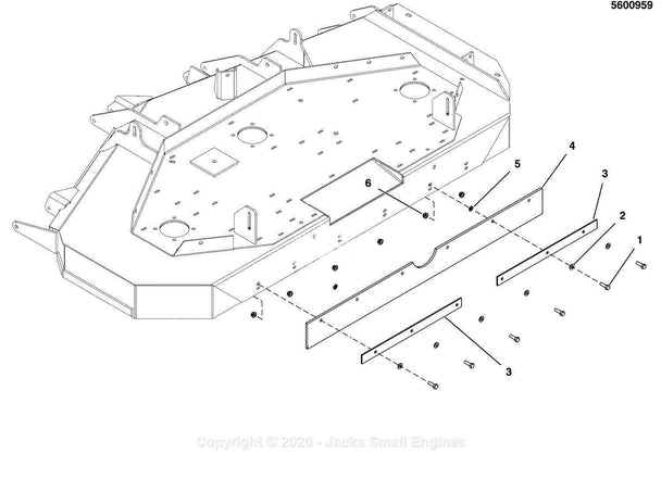 Ferris 5600959 Stripe Kit for IS/ISX/SRS Z2/SRS Z3 with 61" Deck - SLE Equipment - 2
